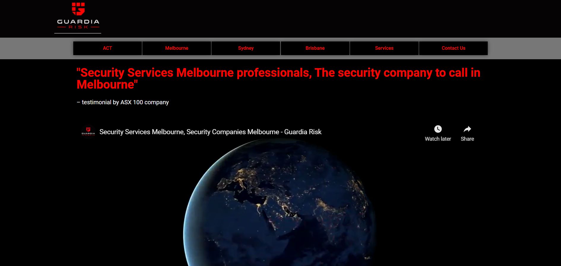 guardia security guard company melbourne