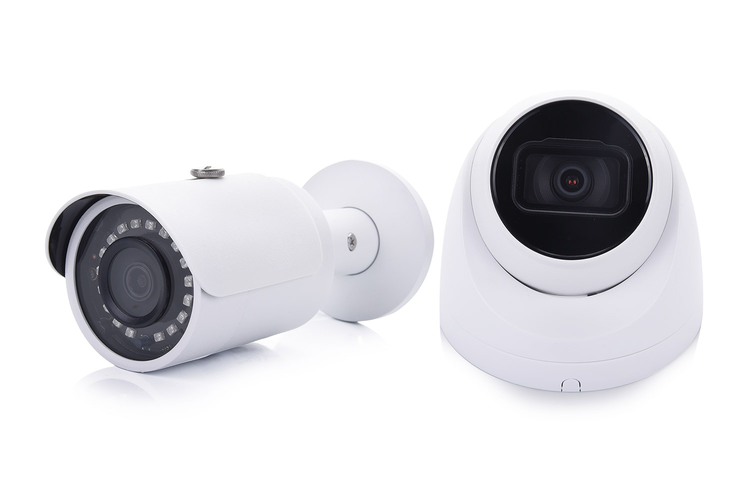 security camera cctv isolated white